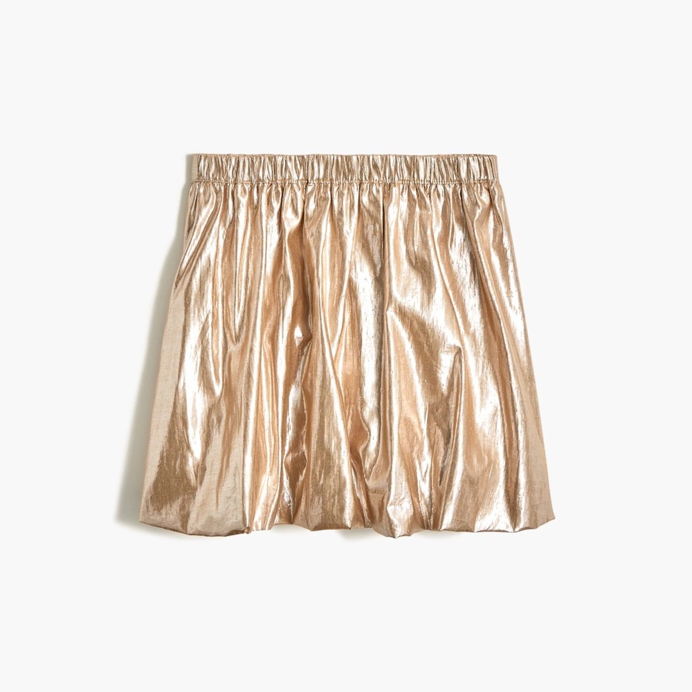 Crewcuts Girls' gold bubble Metallic Skirt Size 12